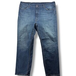Levis 541 Athletic Taper Jeans Mens 42x32 Blue Denim Pants 18181-0017
